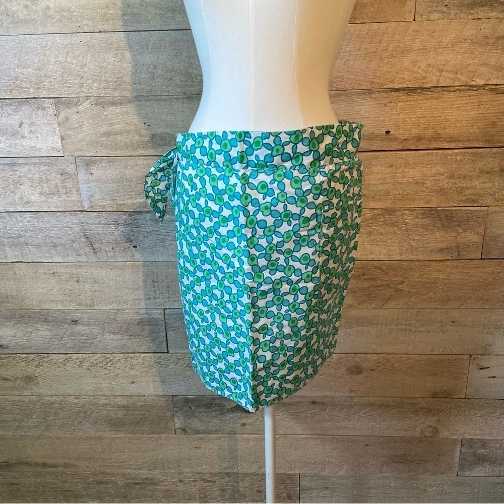 Vintage‎ Blue & Green Kitchen Apron